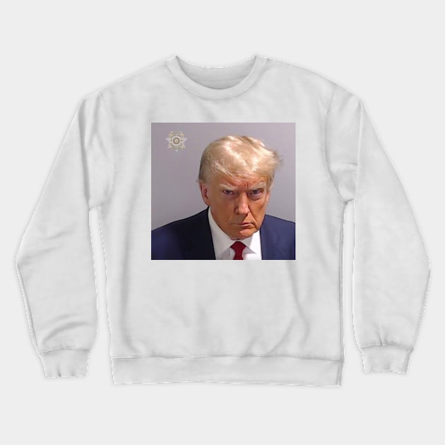 Mugshot Picture Crewneck Sweatshirt by CanossaGraphics